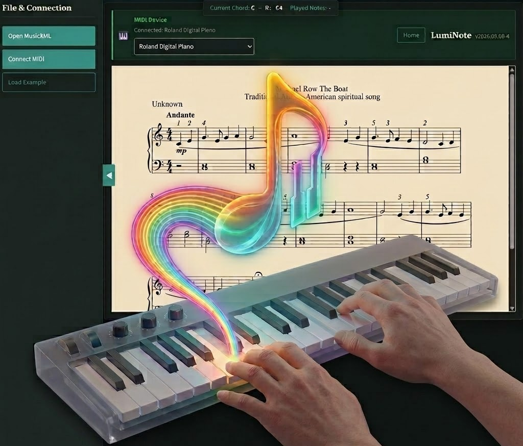 Hands on piano keyboard
